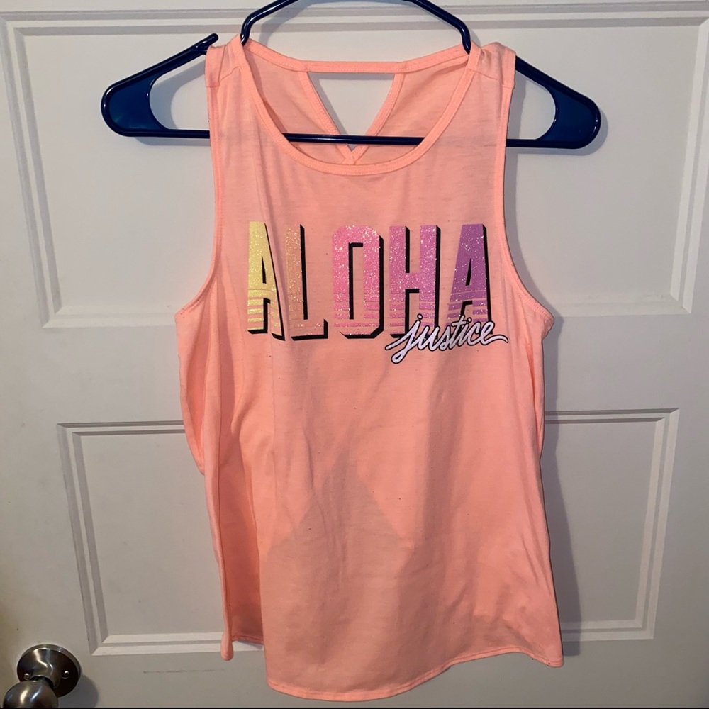 Aloha Justice active tank top girl’s